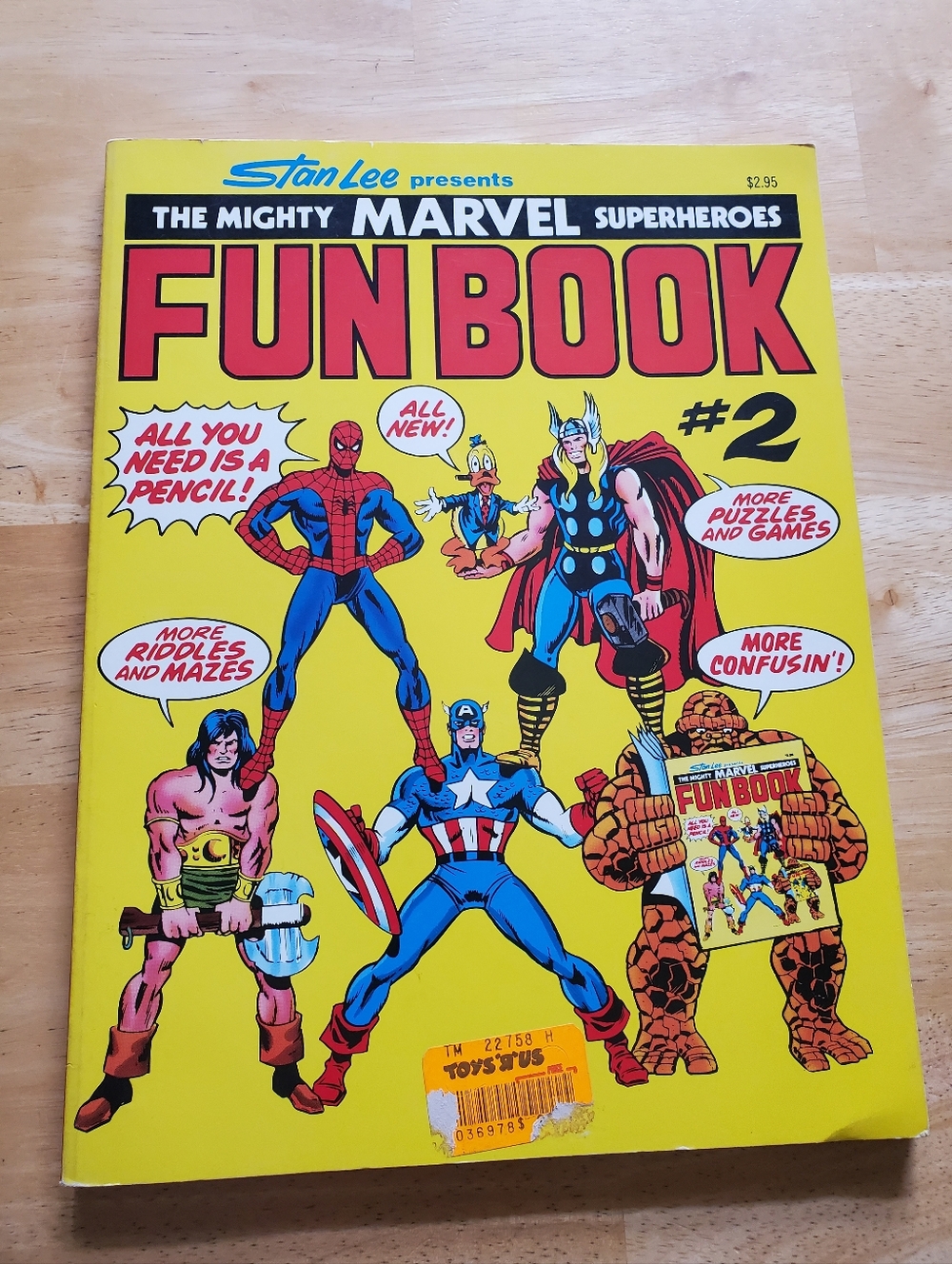 Marvel Fireside: might MARVEL SUPERHEROE'S fun book #2 TPB, Stan Lee, 1977 (C28)